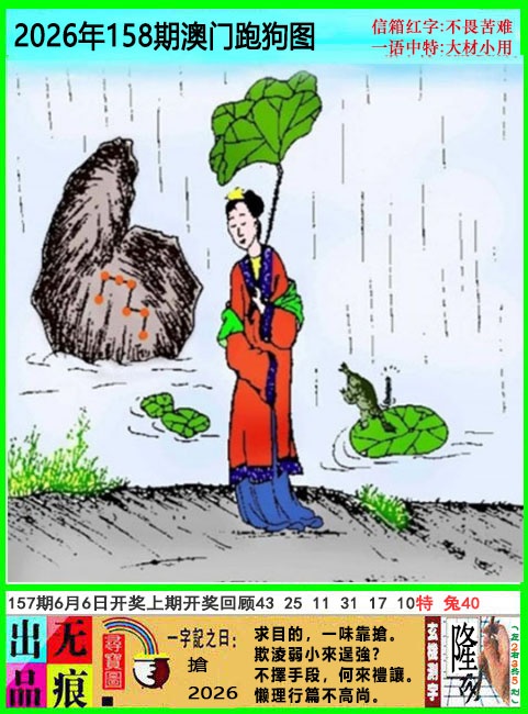 158期澳门跑狗无痕版[图]